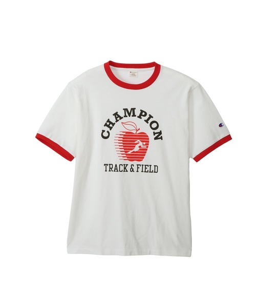 Champion(チャンピオン)の「【Champion/チャンピオン】メンズ メンズカジュアル ショートスリーブTシャツ(Tシャツ/カットソー・メンズ・レッド/イエロー/ネイビー/ブラック・X-LARGE/LARGE/MEDIUM)」の4枚目の写真