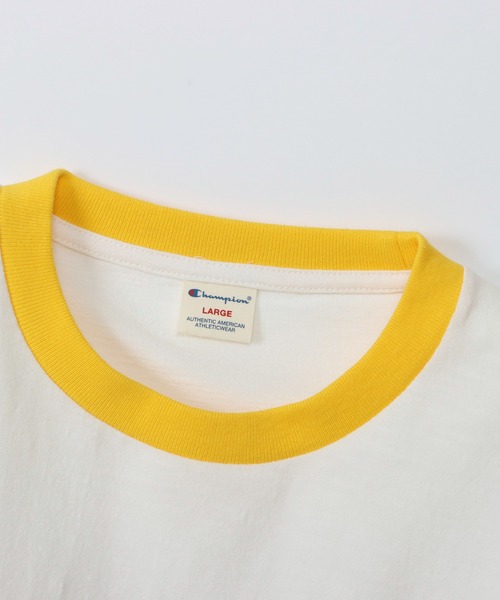 Champion(チャンピオン)の「【Champion/チャンピオン】メンズ メンズカジュアル ショートスリーブTシャツ(Tシャツ/カットソー・メンズ・レッド/イエロー/ネイビー/ブラック・X-LARGE/LARGE/MEDIUM)」の8枚目の写真