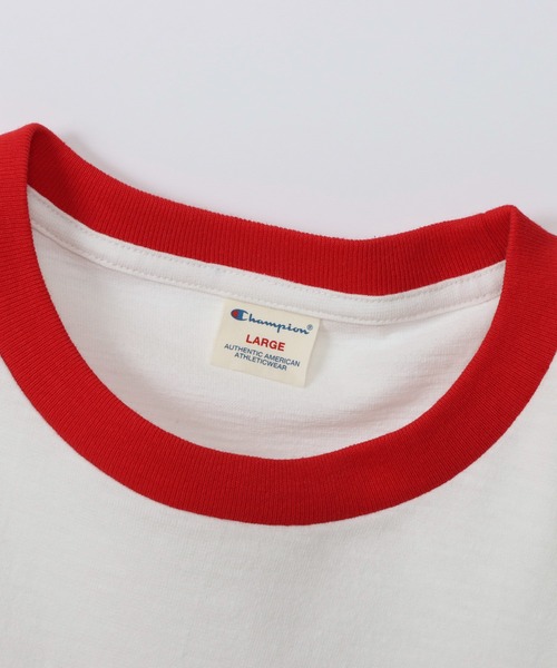 Champion(チャンピオン)の「【Champion/チャンピオン】メンズ メンズカジュアル ショートスリーブTシャツ(Tシャツ/カットソー・メンズ・レッド/イエロー/ネイビー/ブラック・X-LARGE/LARGE/MEDIUM)」の11枚目の写真