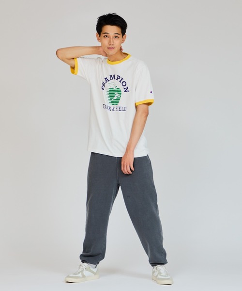 Champion(チャンピオン)の「【Champion/チャンピオン】メンズ メンズカジュアル ショートスリーブTシャツ(Tシャツ/カットソー・メンズ・レッド/イエロー/ネイビー/ブラック・X-LARGE/LARGE/MEDIUM)」の21枚目の写真