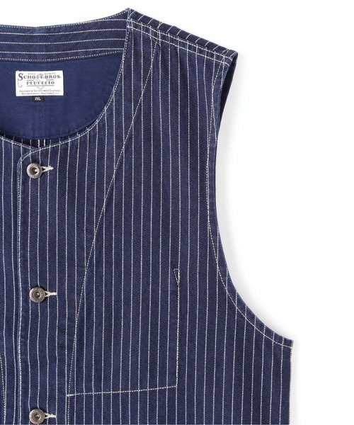 Schott/ショット/OLD HICKORY DENIM VEST/オールドヒッコリー