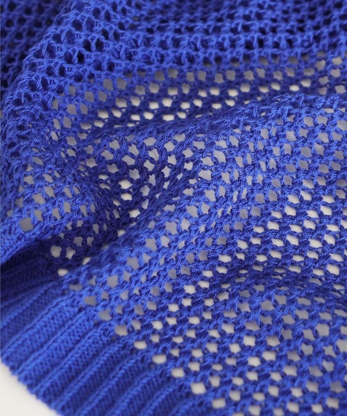 cheriella（シェリエラ）の「【cheriella】メッシュニット×シアートップス 2枚SET MESH KNIT × SHEER TOPS 2-PIECE SET（ニット/セーター・レディース・ピンク/パープル/ブルー/アイボリー・M）」の14枚目の写真