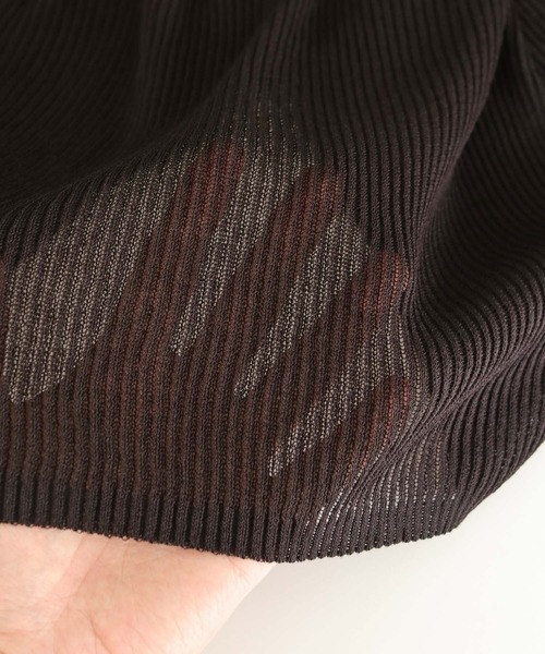 cheriella（シェリエラ）の「【cheriella】メッシュニット×シアートップス 2枚SET MESH KNIT × SHEER TOPS 2-PIECE SET（ニット/セーター・レディース・ピンク/パープル/ブルー/アイボリー・M）」の16枚目の写真