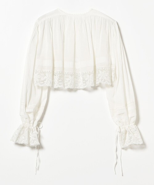 BEAMS BOY（ビームスボーイ）の「ヴィンテージ レース ブラウス（シャツ/ブラウス・レディース・オフホワイト/サックスブルー/ブラック・ONE SIZE）」の19枚目の写真