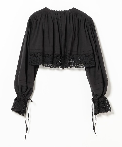 BEAMS BOY（ビームスボーイ）の「ヴィンテージ レース ブラウス（シャツ/ブラウス・レディース・オフホワイト/サックスブルー/ブラック・ONE SIZE）」の22枚目の写真