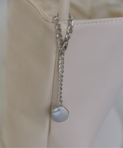 ANGIE（アンジー）の「ワンハンドル バケツ バッグ（ハンドバッグ・レディース・ブラウン/アイボリー/ブラック・FREE）」の13枚目の写真