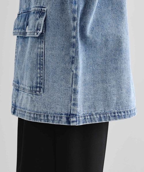 極美品♡アングリッド　オーバーサイズ　デニムジャケット ブルー デニムジャケット レディース デニム ジャケット オーバーサイズ