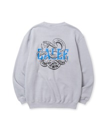 CALEE（キャリー）の「CALEE SNAKE LOGO CREW NECK SW（スウェット）」