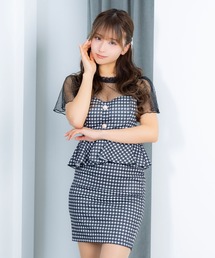 ⭐️美品⭐️シャネル 08C タンクトップ ミニワンピース 千鳥格子柄 38 ⭐️美品⭐️シャネル 08C タンクトップ ミニワンピース 千鳥格