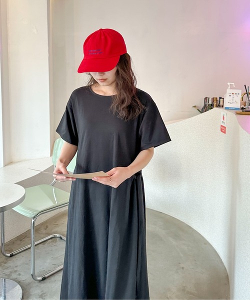 PILIT(ピリット)の「【サイズ展開あり】サイドリボンフレアワンピース(ワンピース・レディース・ブラック/ブルー/ブラウン・SMALL/MEDIUM)」の12枚目の写真
