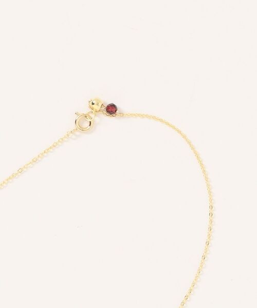 岩座 IWAKURA（イワクラ）の「【岩座】菱石ネックレス ガーネット（ネックレス・レディース・ボルドー・FREE）」の3枚目の写真