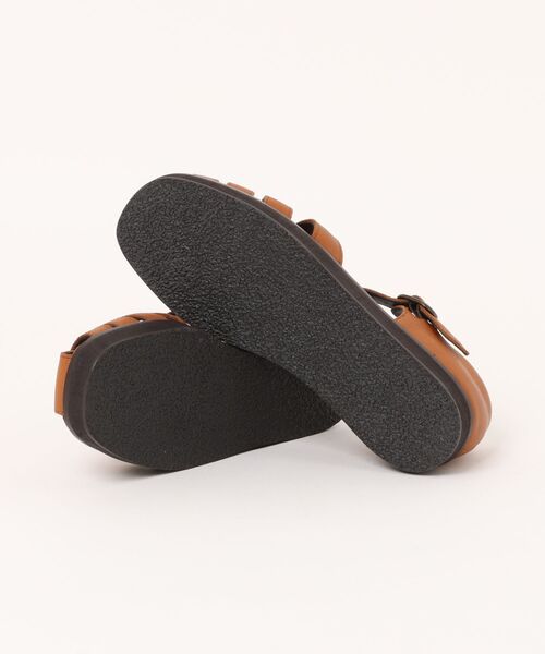 Piedi Nudi(ピエディヌーディ)の「hocco/ホッコ ボリュームレザー グルカサンダル(サンダル・レディース・ブラック/キャメル/ダークブラウン・24.5cm/24.0cm/23.5cm/23.0cm/22.5cm)」の5枚目の写真