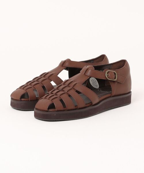 Piedi Nudi(ピエディヌーディ)の「hocco/ホッコ ボリュームレザー グルカサンダル(サンダル・レディース・ブラック/キャメル/ダークブラウン・24.5cm/24.0cm/23.5cm/23.0cm/22.5cm)」の9枚目の写真