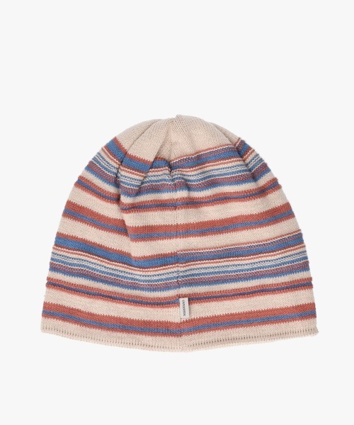OVERRIDE（オーバーライド）の「OVERRIDE  OGC MULTI STRIPE BEANIE / オーバーライド（ニットキャップ/ビーニー・メンズ・ブラック/グリーン/ベージュ・57~59cm）」の12枚目の写真