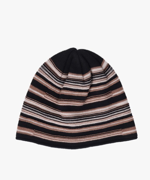 OVERRIDE（オーバーライド）の「OVERRIDE  OGC MULTI STRIPE BEANIE / オーバーライド（ニットキャップ/ビーニー・メンズ・ブラック/グリーン/ベージュ・57~59cm）」の20枚目の写真