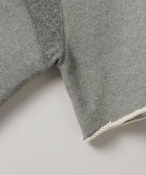 JEANASIS（ジーナシス）の「トンプキンウラケクロップドプルオーバー/326150（スウェット・レディース・アイボリー/グレー・FREE）」の7枚目の写真