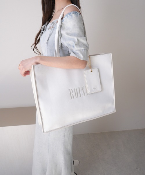 セール】ポイントロゴスクエアトートバッグ（トートバッグ