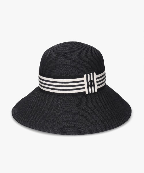 Chapeau d' O（シャポードオー）の「Chapeau d' O  PaperBraid Capeline / シャポードオー（ハット・レディース・ブラック/グレー/ブラウン/ベージュ・S(56cm)/L 59cm/M/57.5cm）」の5枚目の写真