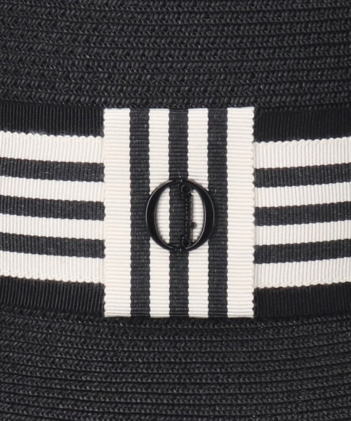 Chapeau d' O（シャポードオー）の「Chapeau d' O  PaperBraid Capeline / シャポードオー（ハット・レディース・ブラック/グレー/ブラウン/ベージュ・S(56cm)/L 59cm/M/57.5cm）」の7枚目の写真