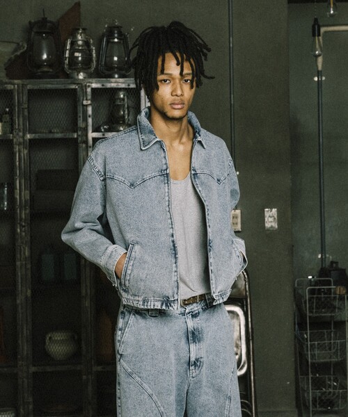 NAUTICA(ノーティカ)の「NAUTICA JEANS CO./ノーティカジーンズ Faded Gizastitch T/C Short Jacket/フェイデッド ギザステッチ コットンポリエステル ショートジャケット(ブルゾン・メンズ・ネイビー/ブラック・SMALL/MEDIUM/LARGE)」の20枚目の写真