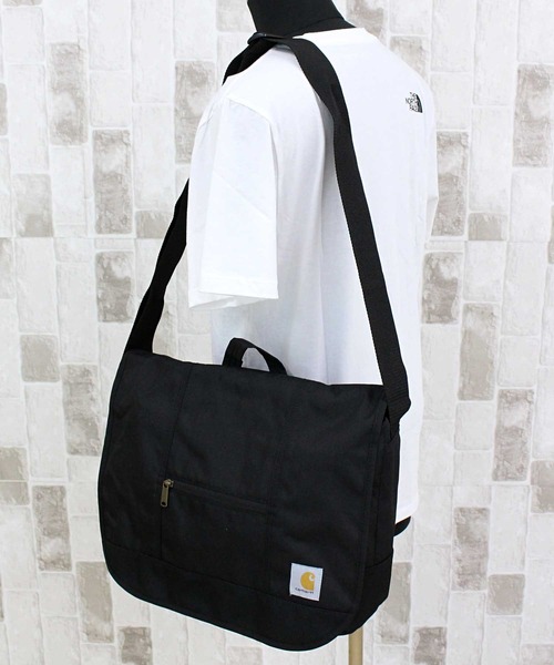 Carhartt（カーハート）の「リップストップ メッセンジャーバッグ Ripstop Messenger Bag（メッセンジャーバッグ・メンズ・ブラック・O/S）」の15枚目の写真
