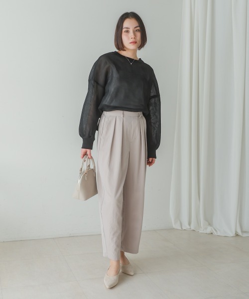 Bou Jeloud（ブージュルード）の「クリアダンボールプルオーバー（Tシャツ/カットソー・レディース・ホワイト/ブラック・FREE）」の16枚目の写真