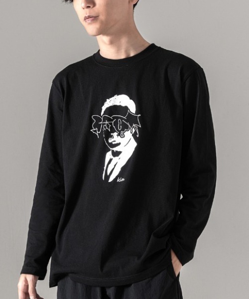 KLON(クローン)の「KLON PURPOSE ART LONG T(Tシャツ/カットソー・メンズ・ブラック系その他2/ブラック系その他/ホワイト系その他2/ホワイト系その他・MEDIUM/LARGE)」の3枚目の写真