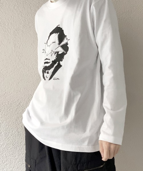 KLON(クローン)の「KLON PURPOSE ART LONG T(Tシャツ/カットソー・メンズ・ブラック系その他2/ブラック系その他/ホワイト系その他2/ホワイト系その他・MEDIUM/LARGE)」の2枚目の写真