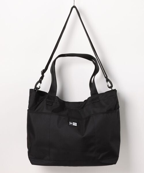 早い者勝ち◆美品【NEWERA】GYM TOTE BAG ジムトートバッグ 黒 NEW ERA ニューエラ トートバッグ メンズ レディース ナイロン