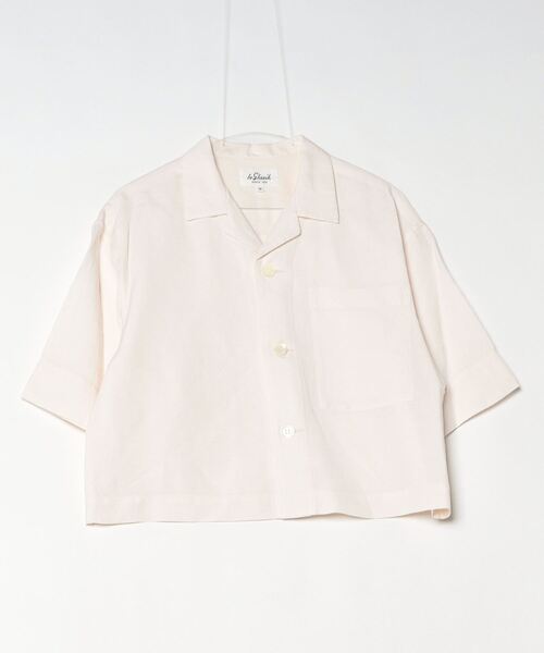 LE GLAZIK/ル グラジック ギャザーグレアシャツ GATHERED FLARE