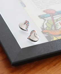 niko and... | マルチストーンハートピアス(ピアス（両耳用）)