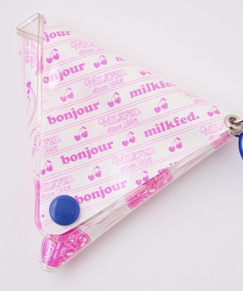 MILKFED.（ミルクフェド）の「CHERRIES PRINT PVC TRIANGULAR CASE（コインケース・レディース・ピンク/レッド/パープル・ONE SIZE）」の11枚目の写真