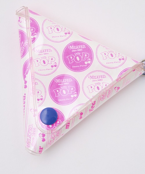 MILKFED.（ミルクフェド）の「CHERRIES PRINT PVC TRIANGULAR CASE（コインケース・レディース・ピンク/レッド/パープル・ONE SIZE）」の12枚目の写真