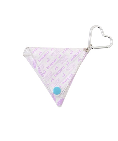 MILKFED.（ミルクフェド）の「CHERRIES PRINT PVC TRIANGULAR CASE（コインケース・レディース・ピンク/レッド/パープル・ONE SIZE）」の9枚目の写真