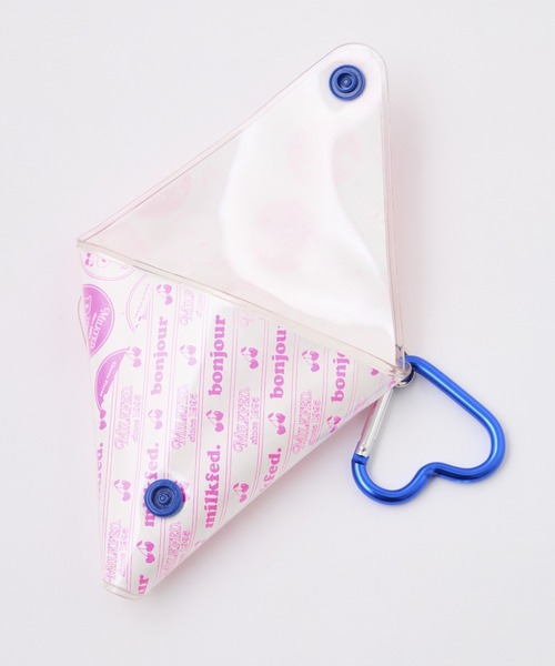 MILKFED.（ミルクフェド）の「CHERRIES PRINT PVC TRIANGULAR CASE（コインケース・レディース・ピンク/レッド/パープル・ONE SIZE）」の14枚目の写真