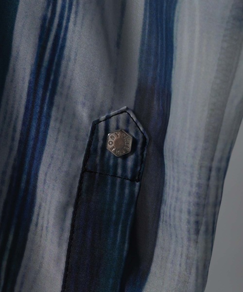 PHILTHEORY（フィルセオリー）の「Sheer graphic shirts/シアーグラフィックシャツ（シャツ/ブラウス・メンズ・グリーン/ブラック・1/2/3）」の13枚目の写真