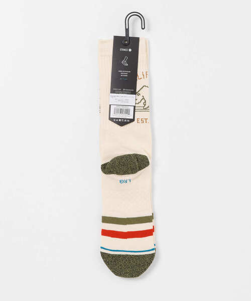 STANCE（スタンス）の「STANCE SOCKS　CALIFORNIA REPUBLIC 2 +（ソックス/靴下・メンズ・オフホワイト・LARGE）」の8枚目の写真