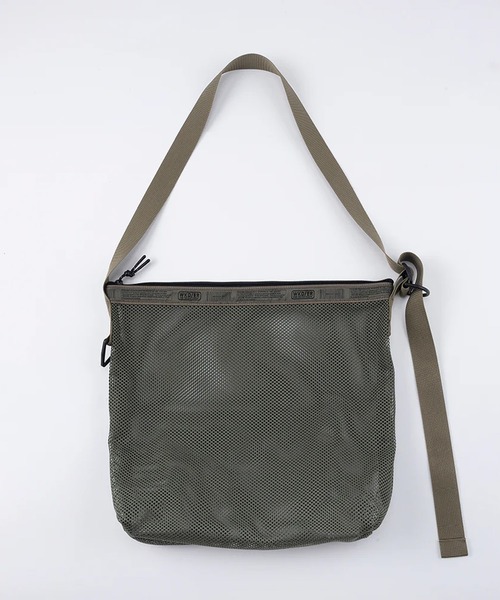 WEEKEND(ER)(ウィークエンダー)の「【WEEKEND(ER)】WKDMESH SHOULDER(ショルダーバッグ・メンズ・ブラック/グレー/オリーブ/フレッシュイエロー・FREE)」の4枚目の写真