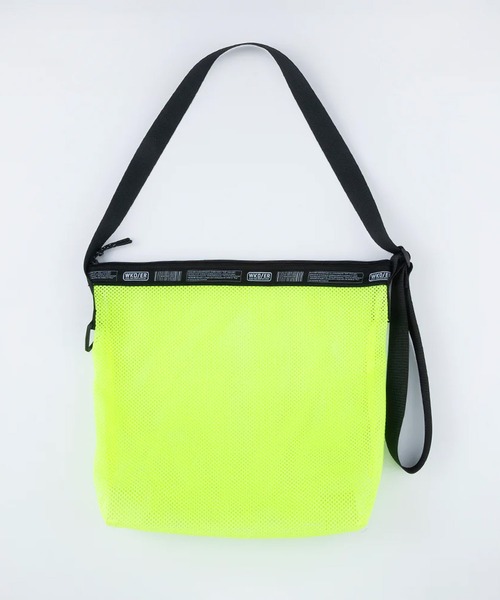 WEEKEND(ER)(ウィークエンダー)の「【WEEKEND(ER)】WKDMESH SHOULDER(ショルダーバッグ・メンズ・ブラック/グレー/オリーブ/フレッシュイエロー・FREE)」の1枚目の写真