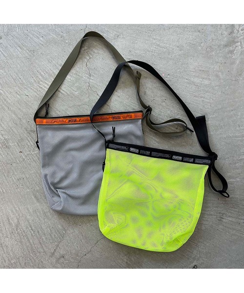 WEEKEND(ER)(ウィークエンダー)の「【WEEKEND(ER)】WKDMESH SHOULDER(ショルダーバッグ・メンズ・ブラック/グレー/オリーブ/フレッシュイエロー・FREE)」の11枚目の写真
