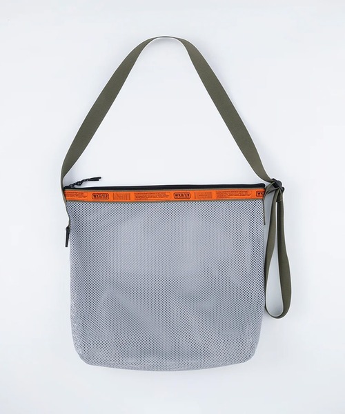 WEEKEND(ER)(ウィークエンダー)の「【WEEKEND(ER)】WKDMESH SHOULDER(ショルダーバッグ・メンズ・ブラック/グレー/オリーブ/フレッシュイエロー・FREE)」の12枚目の写真