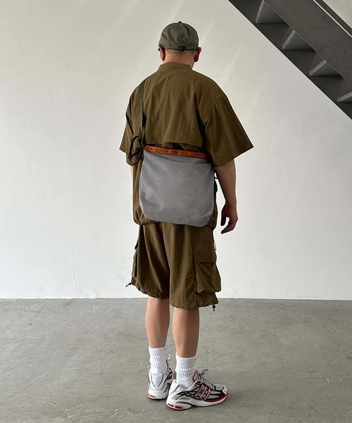 WEEKEND(ER)(ウィークエンダー)の「【WEEKEND(ER)】WKDMESH SHOULDER(ショルダーバッグ・メンズ・ブラック/グレー/オリーブ/フレッシュイエロー・FREE)」の7枚目の写真