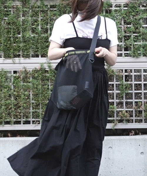 WEEKEND(ER)(ウィークエンダー)の「【WEEKEND(ER)】WKDMESH SHOULDER(ショルダーバッグ・メンズ・ブラック/グレー/オリーブ/フレッシュイエロー・FREE)」の16枚目の写真
