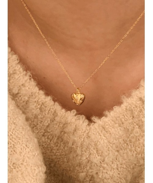 LAUTRE COTE(ロウトレコウト)の「ステンレスチェーンハートネックレス(ネックレス・レディース・ゴールド/シルバー・FREE)」の6枚目の写真