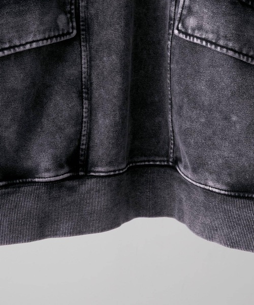セール】【CLEL】Vintage Design Short Sleeve Half Zip T
