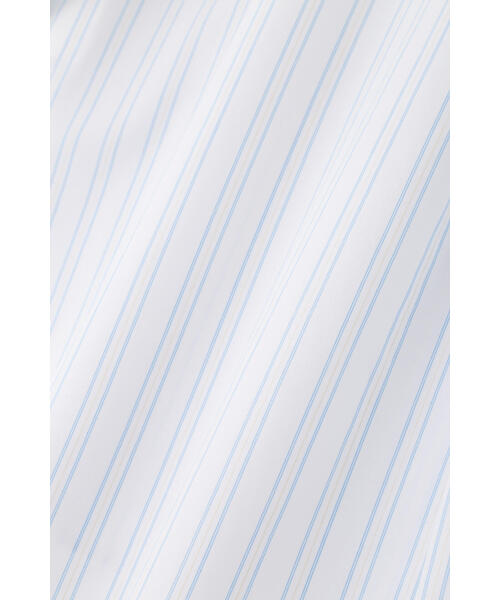 human woman（ヒューマンウーマン）の「◆Ｃドビーストライプクレリックシャツ（シャツ/ブラウス・レディース・ホワイト系その他3/ベージュ系その他3/ブルー系その他3・MEDIUM/SMALL）」の11枚目の写真