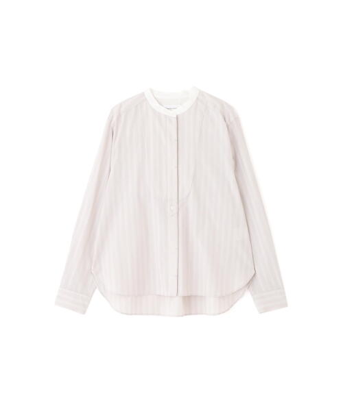 human woman（ヒューマンウーマン）の「◆Ｃドビーストライプクレリックシャツ（シャツ/ブラウス・レディース・ホワイト系その他3/ベージュ系その他3/ブルー系その他3・MEDIUM/SMALL）」の12枚目の写真