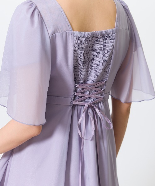And Couture アンドクチュール クラシカルレースドレス 新品未使用 ラメフラワーチュールレイヤードドレス(505943947) | AND