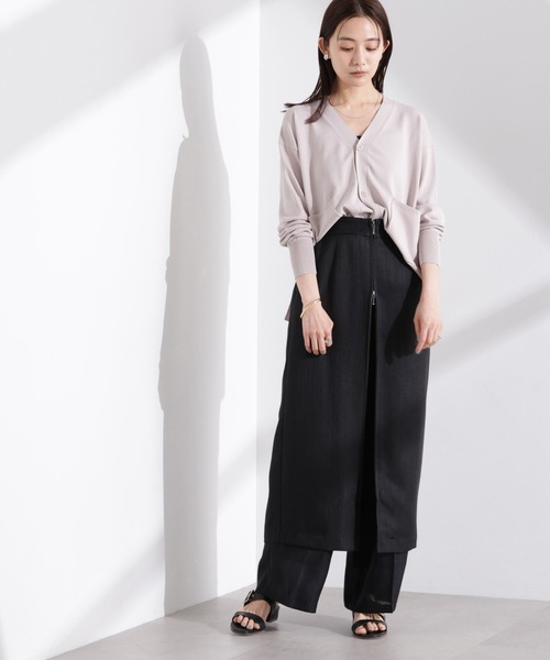 NANO universe（ナノユニバース）の「洗濯機洗い可UVカット接触冷感Vネックカーディガン（カーディガン/ボレロ・レディース・レッド/ダークネイビー/グレー系その他4・FREE）」の21枚目の写真