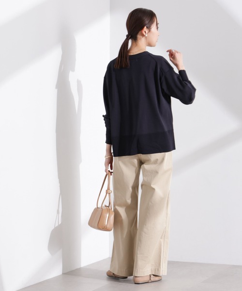 NANO universe（ナノユニバース）の「洗濯機洗い可UVカット接触冷感Vネックカーディガン（カーディガン/ボレロ・レディース・レッド/ダークネイビー/グレー系その他4・FREE）」の18枚目の写真